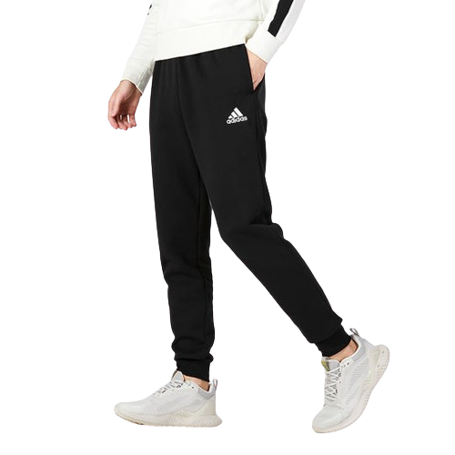 Adidas Essentials Fleece Regular Tapered Pants - Mens - Black – Just Sport